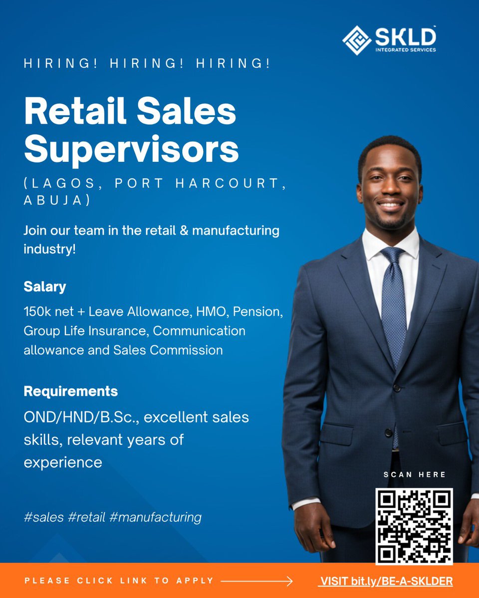 hire_ng's tweet photo. #HireNG #JobsInLagos #JobsInAbuja #JobsInPH #JobsInPoetHarcourt https://t.co/X2f9zicPUA