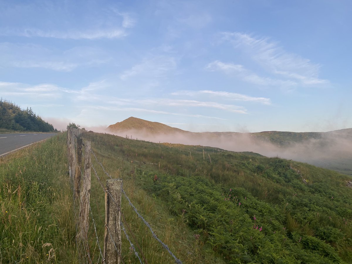 10/7/25. - 5:10yb
Gwyrdro tymheredd, Dyffryn Lledr a Moelydd Siabod a Dyrnogydd.