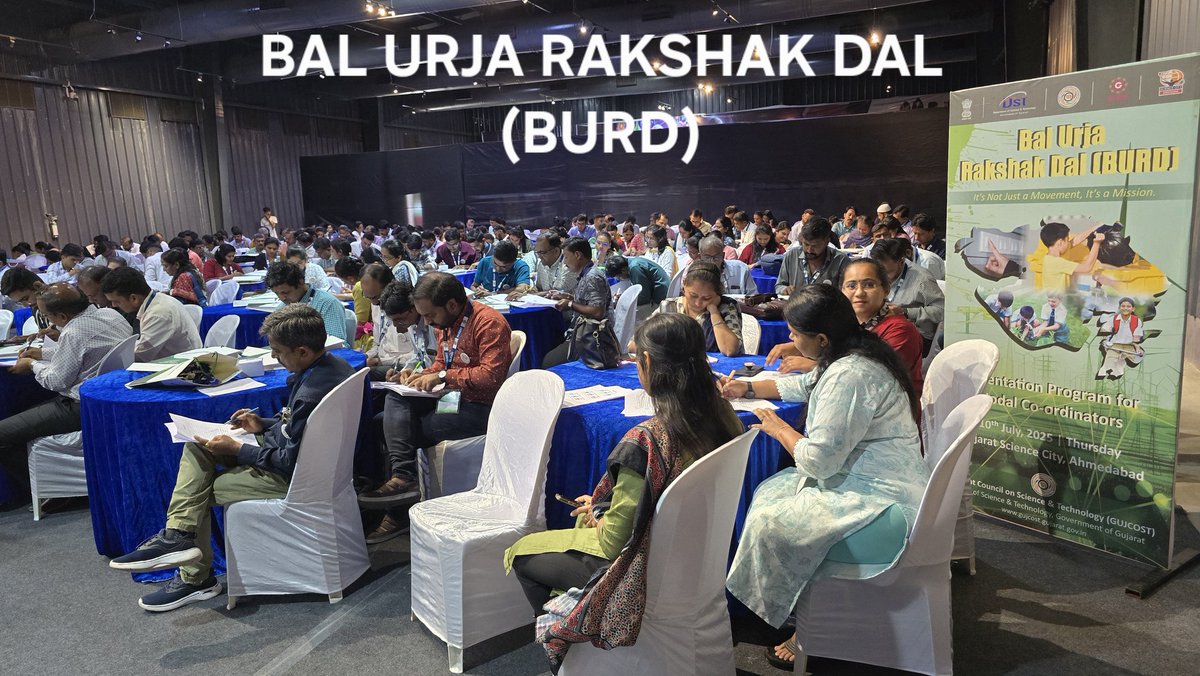 Empowering minds, igniting change!

A sea of dedicated educators at the Orientation Program for Bal Urja Rakshak Dal #BURD - united by a mission to shape young energy warriors.

Together, let’s build a greener, brighter future!