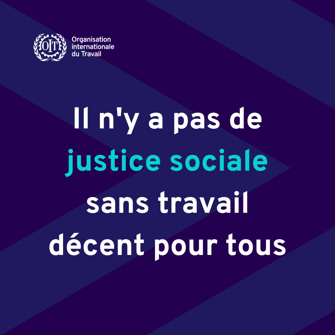 OITinfo's tweet image. 💡 Le numérique et l'automatisation changent tout...
...sauf l'essentiel : l'HUMAIN au cœur du #travail décent !
L'@OITinfo et ses partenaires réitèrent l'urgence :
✅ Droits protégés
✅ Dividendes partagés
↪️ Parce que l'avenir du travail doit rimer avec justice sociale ! 👇