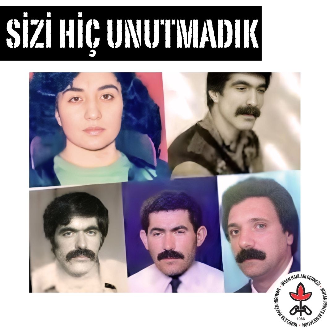 5 Temmuz 1991 günü gözaltına alındıktan sonra, 7 Temmuz 1991'de işkencede katledilen sevgili Vedat Aydın’ı saygı, sevgi ve özlemle anıyoruz.

Vedat Aydın’ın cenazesine katılmak üzere Adana’dan Amed’e giderken geçirdikleri trafik kazasında hayatlarını kaybeden şube başkanımız Av.