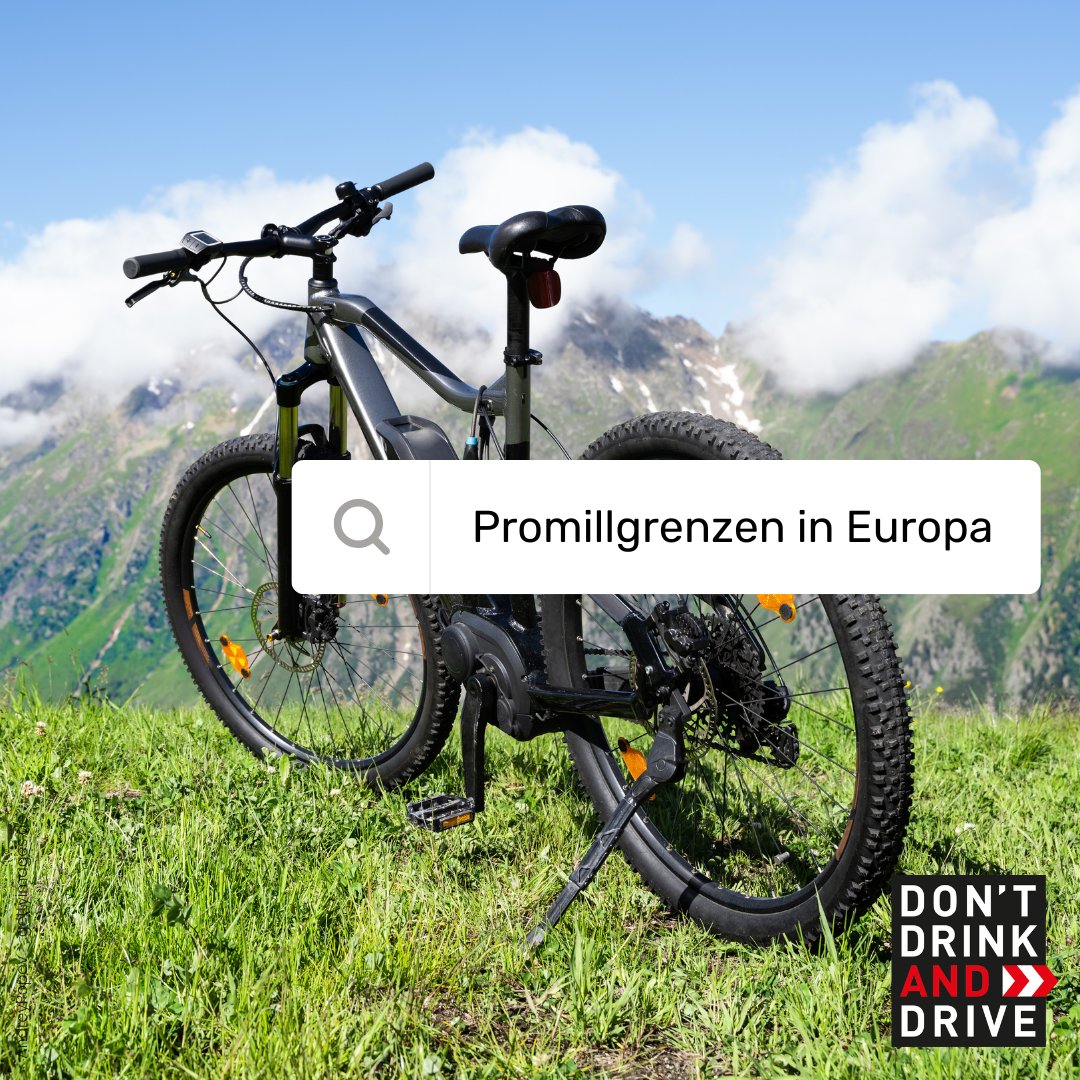 In Italien, Spanien, Frankreich, Luxemburg, Belgien, in der Schweiz und in den Niederlanden sind nur bis zu 0,5 Promille auf dem Bike erlaubt. Wer mehr im Blut hat, muss bis zu 500€ Strafe zahlen. Besser wäre auch auf dem Sattel: DON‘t DRINK AND DRIVE