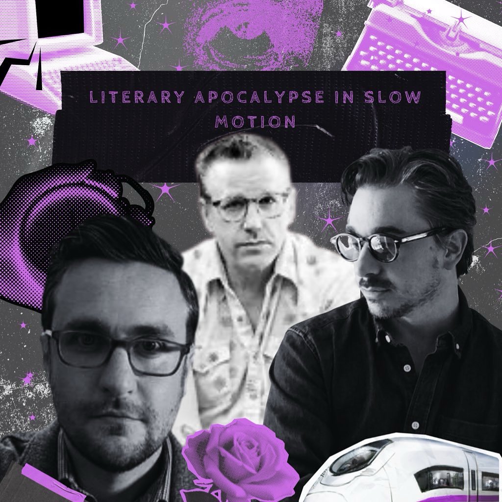 They’ve seen the future and it’s a mixtape of grief, poems, and weird government structures:

🖤 Joseph Fasano: The Beauty of Language and Sound (S1E25)

🖤 Kevin Sampsell:  Ready for Emotional Internet Party (S1E51)

🖤 Austin Ross: LSD and Missile Silos (S2E34)