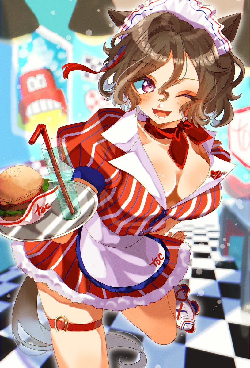 D_o626's tweet photo. ダイナータップ💃🇺🇸❤️💙

#ウマ娘　#タップダンスシチー https://t.co/m56nF7h5Gd