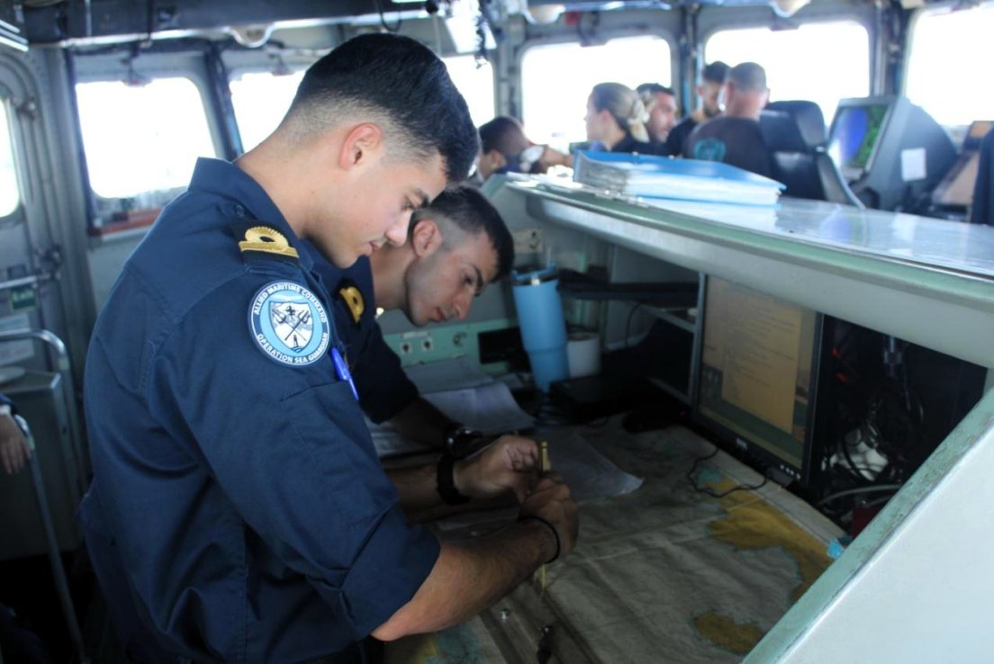 NATO_MARCOM's tweet image. Practice is key. ๐ ๐งญ In #OperationSeaGuardian, daily training keeps the crew ready to support their maritime security tasks:
โ
Maritime Security Capacity Building
โ
Maritime Situational Awareness
โ
Maritime Counter-Terrorism
#WeAreNATO #OSG #StrongerTogether