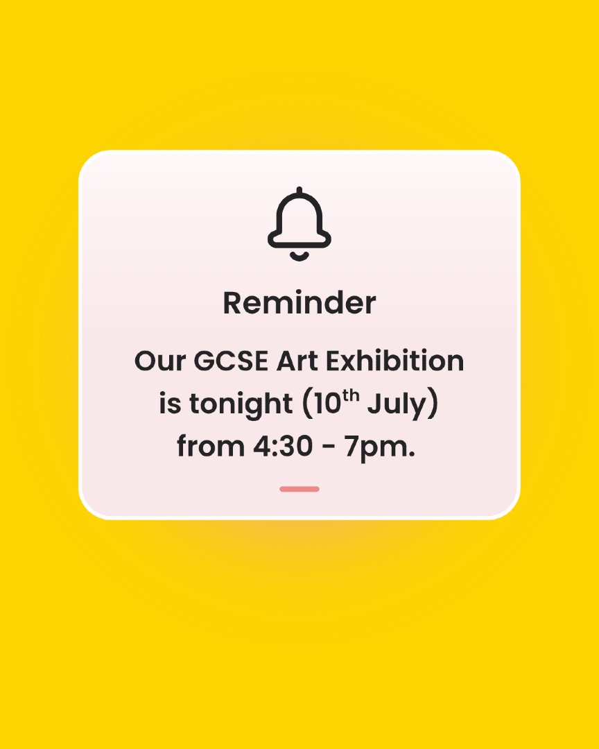Tonight is the night! We have put on an incredible exhibition of GCSE artwork in our Dan Ferris Hall which can be viewed from 4:30-7pm. We really hope to see as many of you there as possible! We are so amazed and impressed by what our incredible students have managed to create.