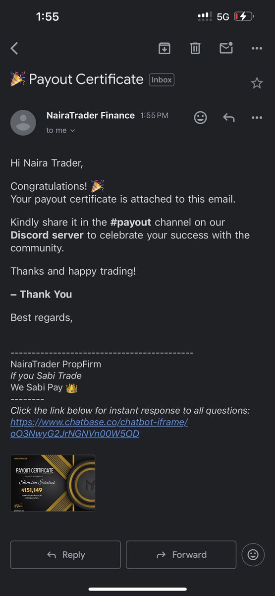 smgconnectfx's tweet photo. @naira_trader paid out finally ‼️😂

105k (10%) paid out

Let me go and purchase another 1.5m account nd make it 3m in total trading capital.

Update‼️my 85 followers has increased to 103 followers https://t.co/gdLk4n2wg0