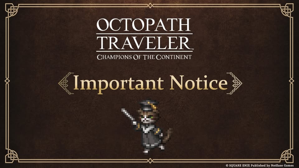 Dear Travelers,

We have temporarily disabled some content to resolve critical issues. It will be restored once fixed.

Your progress have been saved. We apologize for the inconvenience and have issued 200 free Rubies as compensation.

Thank you for your patience and support.