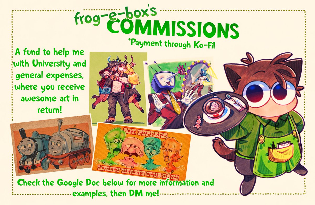 frog_e_box's tweet image. Hello, something new pops up! Feel free to browse around my page and example document in case you're interested. Your support is much appreciated! &lt;3