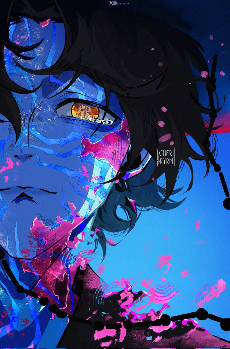 RyrmCher's tweet image. Scene so good I had to draw it twice
#KPOPDEMONHUNTERS #Jinu