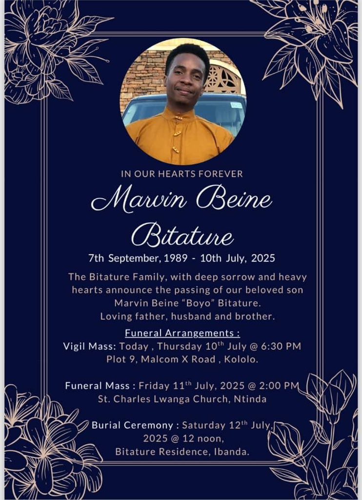 edthnaka's tweet image. I can’t find the words to express how sad I am following the passing of Marvin Beine Bitature. His grieving parents Patrick and Carol @BitaturePatrick are dear friends of mine who’ve made significant contributions to the development of our country.
This is heartbreaking news!…
