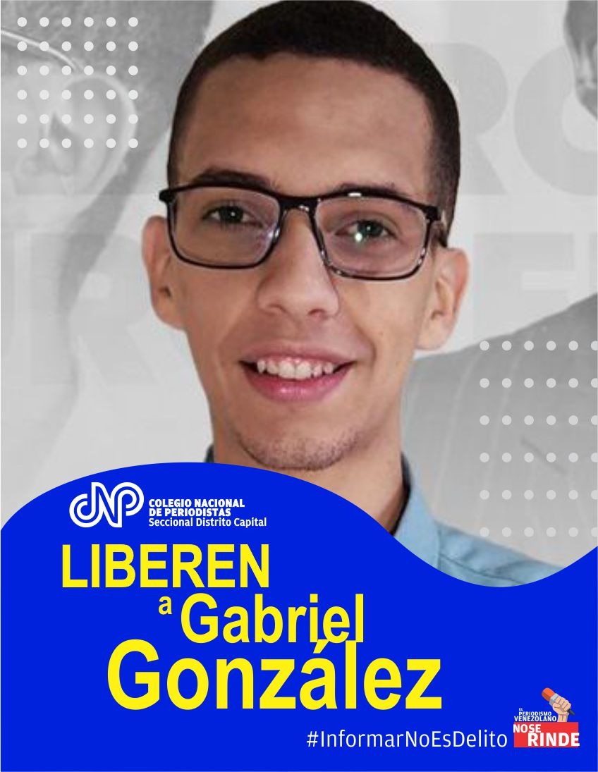 #10Jul 🗣️ #LiberenAGabriel | Un año tras las rejas en El Helicoide y Gabriel González sigue firme, soñando con un país mejor . Este comunicador de 29 años es un símbolo de resistencia. ¡No más silencio! Exigimos justicia y libertad.