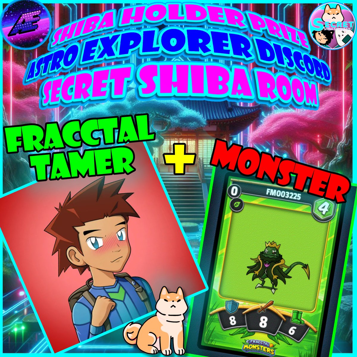 Secret Shiba Syndicate (@secretshibanft) on Twitter photo 🌞GM🤫Secret👀Frens👇
👊Head to <a href="/Astro_Explorer_/">Astro Explorer | Bork Borks & Zerkers</a> Discord
👉Secret Shiba Room
2⃣Holder Prizes🎁
1⃣Fracctal Tamer <a href="/FracctalLabs/">Fracctal Monsters | TCG</a>
1⃣Fracctal Monster
Congrats🥳 BFG🐶🐰 Fracctal Guild Champions🏆 🌞GM🤫Secret👀Frens👇
👊Head to <a href="/Astro_Explorer_/">Astro Explorer | Bork Borks & Zerkers</a> Discord
👉Secret Shiba Room
2⃣Holder Prizes🎁
1⃣Fracctal Tamer <a href="/FracctalLabs/">Fracctal Monsters | TCG</a>
1⃣Fracctal Monster
Congrats🥳 BFG🐶🐰 Fracctal Guild Champions🏆