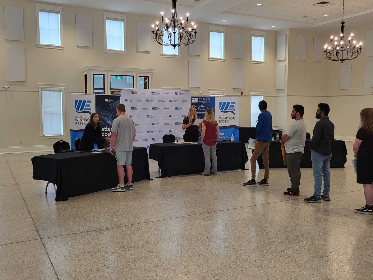 Invest WindsorEssex (@_investwe) on Twitter photo The Battery Boost Job Day in the Town of <a href="/KingsvilleOnt/">Town of Kingsville</a> was a success! We welcomed a great turnout of attendees who had the opportunity to connect with IWE’s Talent Attraction Specialist, Jessica McCarthy, along with recruiters from <a href="/thejobshoppe/">The Job Shoppe</a> and <a href="/NextStarEnergy/">NextStar Energy</a>. The Battery Boost Job Day in the Town of <a href="/KingsvilleOnt/">Town of Kingsville</a> was a success! We welcomed a great turnout of attendees who had the opportunity to connect with IWE’s Talent Attraction Specialist, Jessica McCarthy, along with recruiters from <a href="/thejobshoppe/">The Job Shoppe</a> and <a href="/NextStarEnergy/">NextStar Energy</a>.