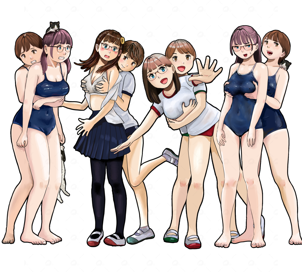 サチはモカのおっぱいが好き～😚 