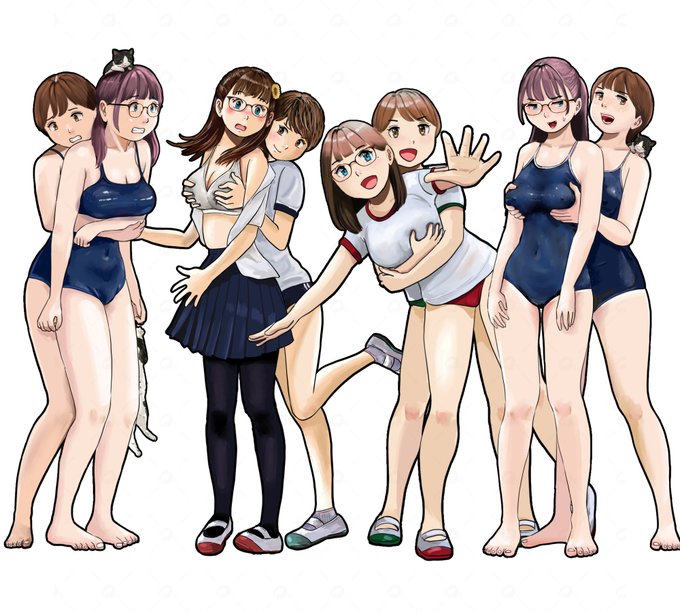 サチはモカのおっぱいが好き～😚 