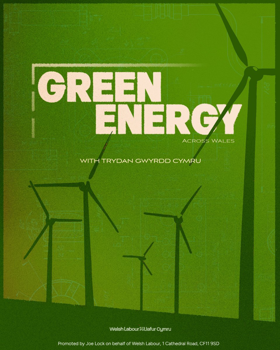 WelshLabour's tweet image. Your Welsh Labour Government is delivering on Wales' priority for green growth.
Trydan Gwyrdd Cymru, Wales' publicly-owned energy developer, is today announcing its first projects to generate enough clean energy to power 350,000 homes across Wales.
