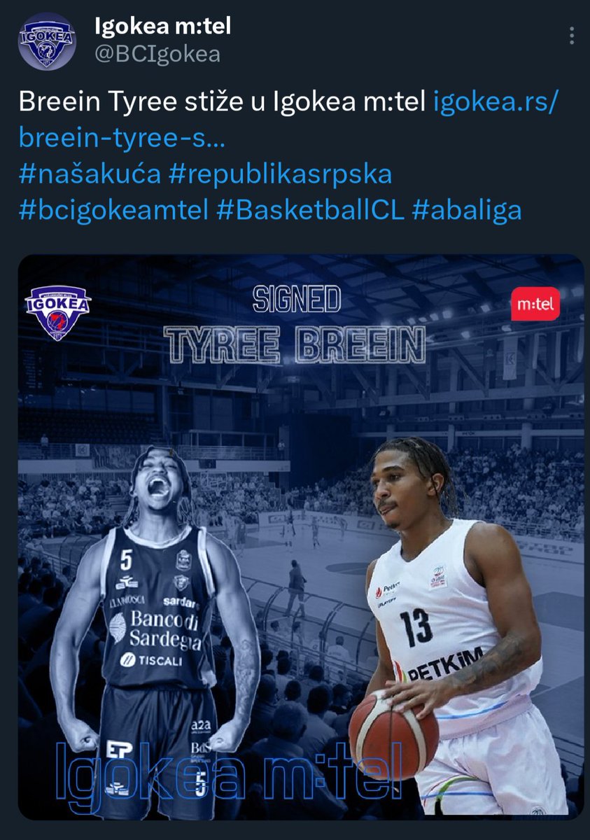 Je pense que <a href="/LucasJcb/">Lucas 🏀 | The Upset Media</a> vous dira que rien n'arrive par hasard tellement je lui ai parlé de ce joueur 👀

Qu'il finisse par signer dans le championnat que je regarde le plus ne va pas l'étonner 😂

#ABALiga