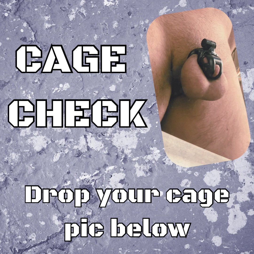 Let’s see those locked nubs. Show off how proud you are to be locked up.