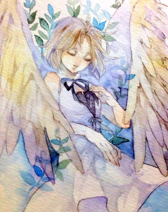 みんなが成長歴載せてる中、10年くらい前からほぼ成長してません絵なら出せる(全部透明水彩)