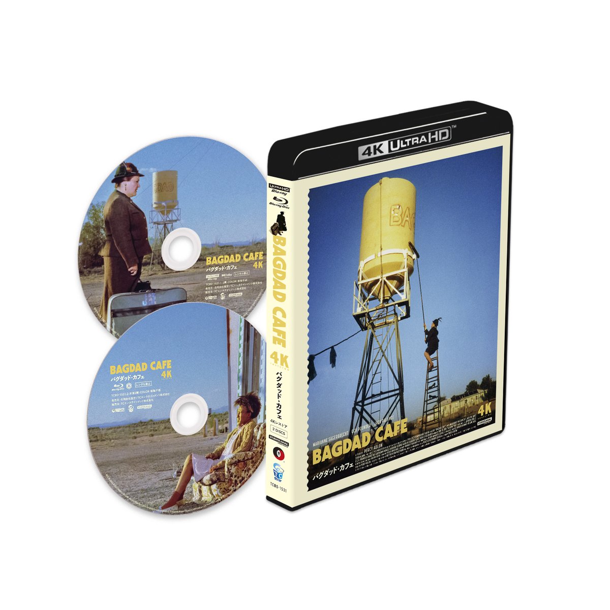 バグダッド•カフェ　 スチールブック 廃盤・新品】バグダッド・カフェ 4K修復版 Blu-ray スチール