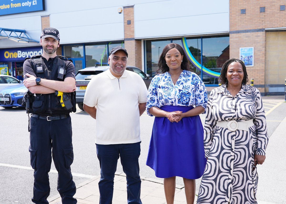 DerbysPCC's tweet image. ๐ Derbyshire PCC Nicolle Ndiweni-Roberts recently met with Councillors, business owners and police representatives to address concerns around crime and anti-social behaviour affecting businesses and the wider community.
Joining Cllr Wright and Cllr Nawaz in Arboretum Ward,โฆ