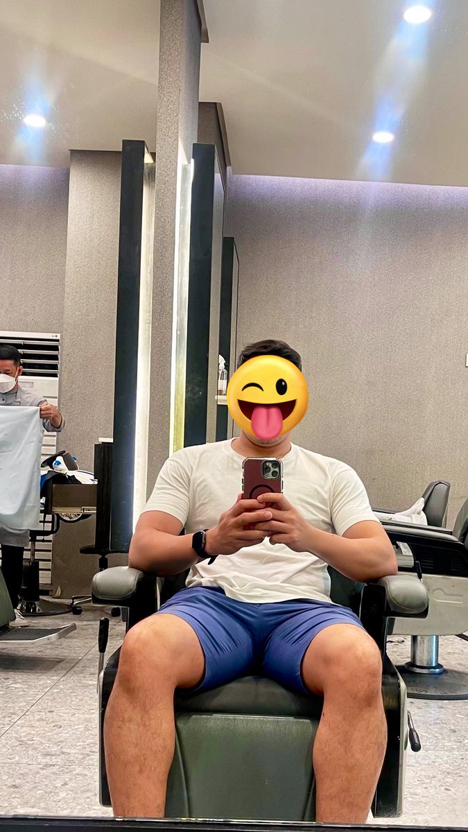 Papatabas muna si daddy 😝