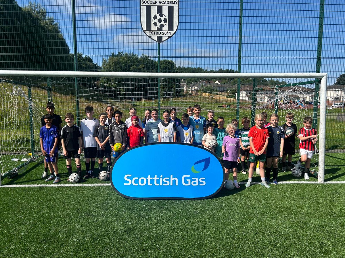 PollokUtdS_A's tweet image. Can’t believe tomorrow’s the final day of our Summer Camps! 😢⚽️
From grey skies to sunshine, passing drills to match days — it’s been a brilliant few weeks with lots of brilliant young people.
@ScottishFA @ScotFAWest @scottishgas #MTLN
