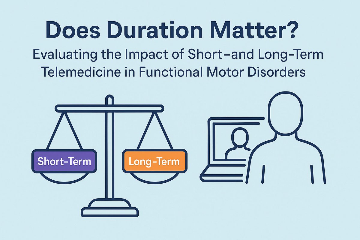 ParkinsonismD's tweet image. Does duration Matter? Evaluating the impact of short- and long-term telemedicine in functional motor disorders
#duration #shortterm #longterm #telemedicine #functional #motordisorders
prd-journal.com/article/S1353-…