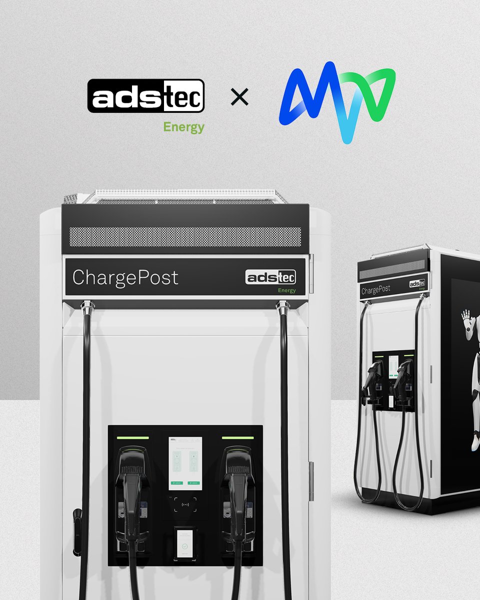 ADSTEC_Energy's tweet image. Charging while shopping – made easy. 🚗⚡
ADS-TEC Energy and MVV Energie AG are partnering to bring high-performance, battery-buffered ultra-fast charging to Müller retail locations across Germany.
🔗Read the full story in our newsroom: ads-tec-energy.com/news#/pressrel…