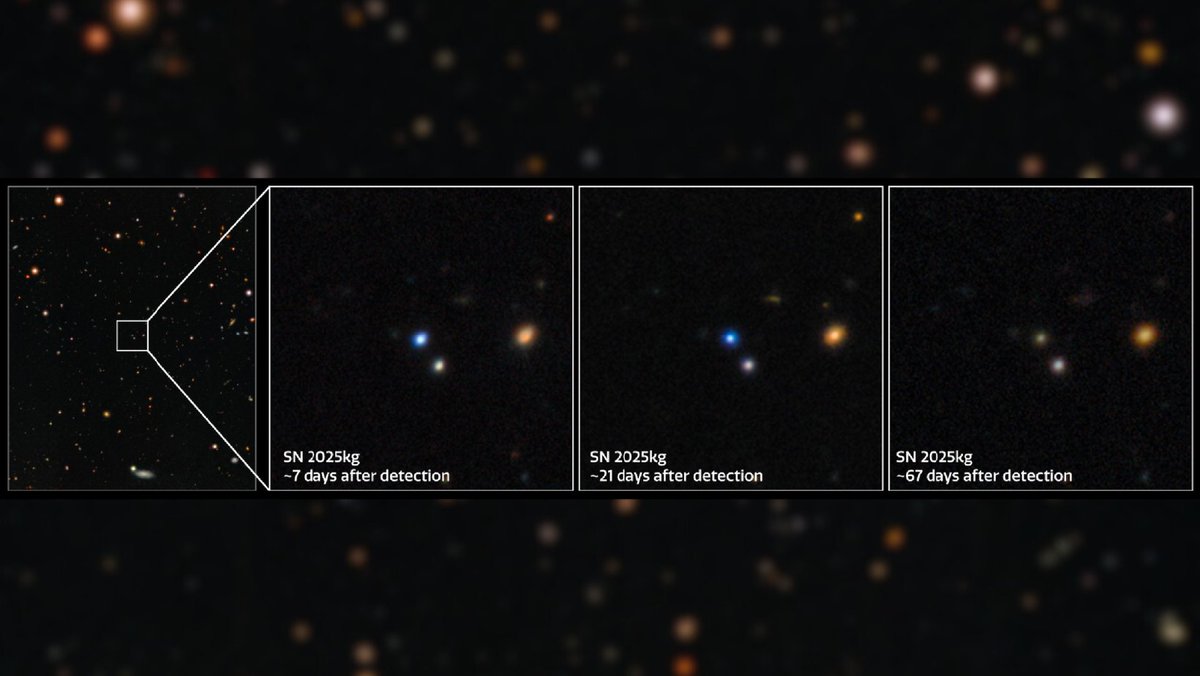 Con la #EinsteinProbe è stato osservato il più vicino #lampo X veloce mai rilevato, e gli scienziati lo hanno collegato per la prima volta in modo diretto alla morte di una #stella massiccia, aprendo nuove prospettive sulla varietà dei fenomeni esplosivi legati alla fine della