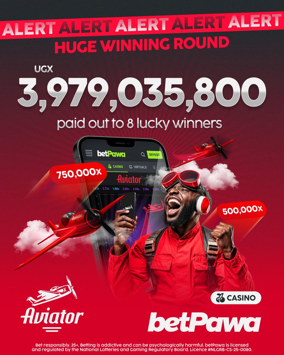Aviator Winners Take betPawa for a $1.1M Flight! 🚀 💰

Africa’s biggest Aviator round: 8 players from Cameroon, Ghana &amp; Zambia placed small bets and hit a 750,000× multiplier, landing $1.1M! Small stakes, massive liftoff.

🎉 In for the next flight?

➡️ bit.ly/462inx2