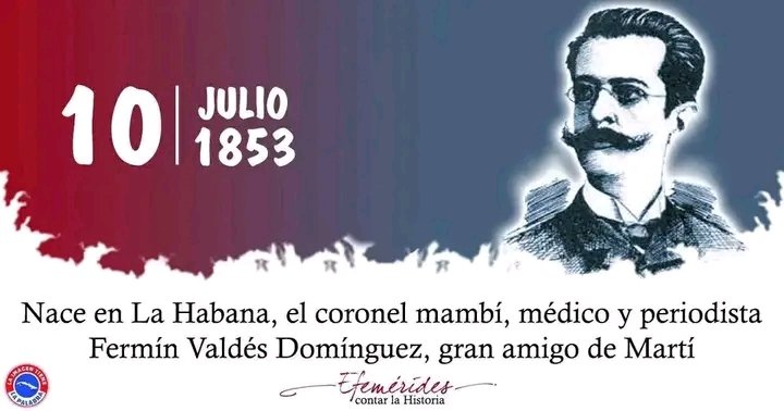 Natacha (@natacha962) on Twitter photo 10 de julio de 1853 nace el Coronel Mambí, medico y periodista Fermín Valdés. #CubaViveEnSuHistoria #ClaridadTunera <a href="/ESanchezcub/">Erick Sanchez 🇨🇺</a> <a href="/Vicente73977721/">Vicente Leal 🇨🇺🇵🇸🇧🇷🇻🇪🇳🇮</a> <a href="/ramirez_le74504/">León Ramírez</a> <a href="/GretchenSu48349/">Gretchen Suarez</a> <a href="/YonyCuba120887/">Yony Cuba</a> <a href="/RafaelR71812878/">Rafael Rojas</a> <a href="/AlexRodSuarez69/">Alexandra Rodríguez Suarez</a> <a href="/Giro5O/">Giraldo Martín Lazo</a> 10 de julio de 1853 nace el Coronel Mambí, medico y periodista Fermín Valdés. #CubaViveEnSuHistoria #ClaridadTunera <a href="/ESanchezcub/">Erick Sanchez 🇨🇺</a> <a href="/Vicente73977721/">Vicente Leal 🇨🇺🇵🇸🇧🇷🇻🇪🇳🇮</a> <a href="/ramirez_le74504/">León Ramírez</a> <a href="/GretchenSu48349/">Gretchen Suarez</a> <a href="/YonyCuba120887/">Yony Cuba</a> <a href="/RafaelR71812878/">Rafael Rojas</a> <a href="/AlexRodSuarez69/">Alexandra Rodríguez Suarez</a> <a href="/Giro5O/">Giraldo Martín Lazo</a>
