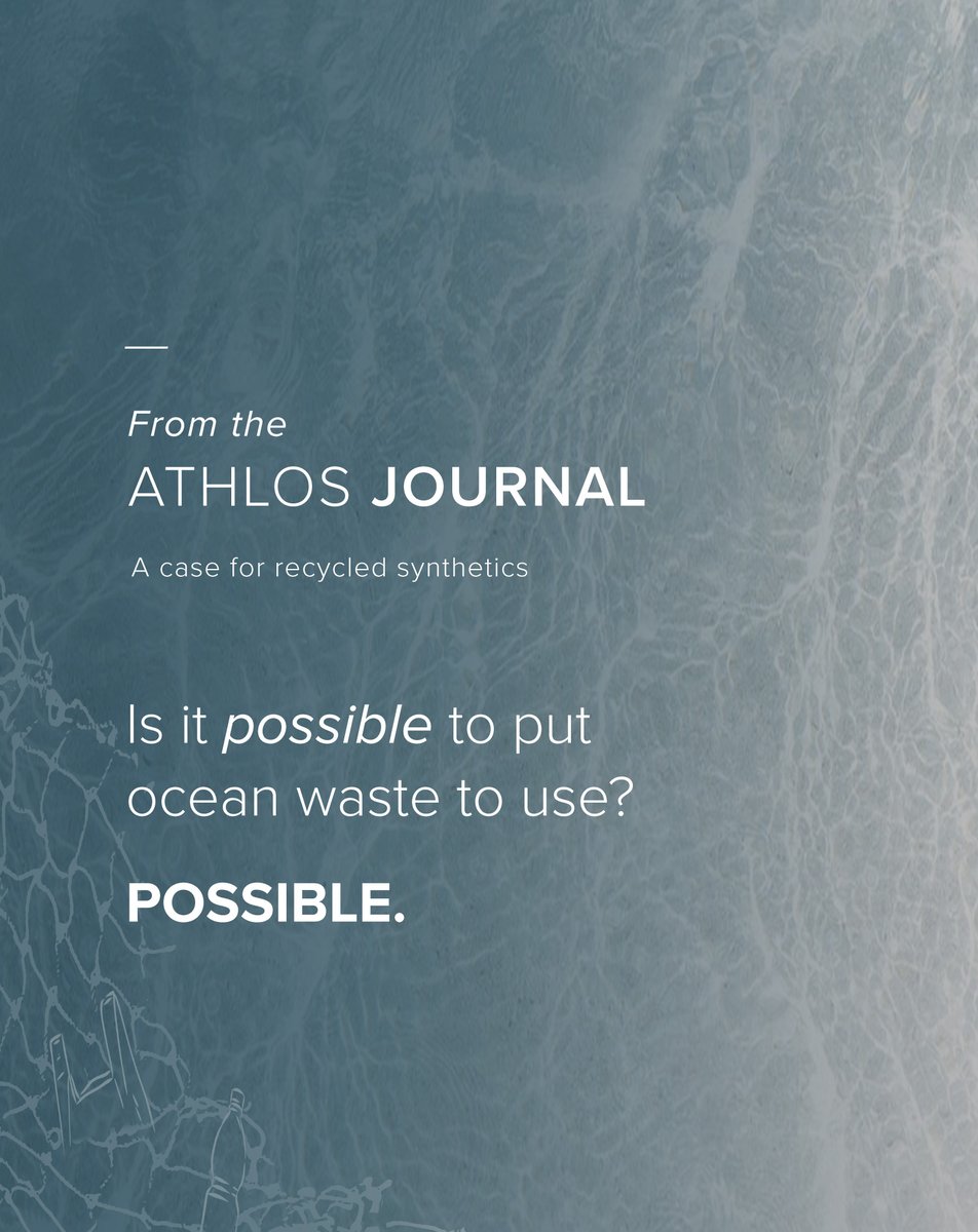 In our latest journal article, we share our perspective on why recycled synthetics make sense in driving the future of activewear. You can read it here: goathlos.com/blogs/journal/…