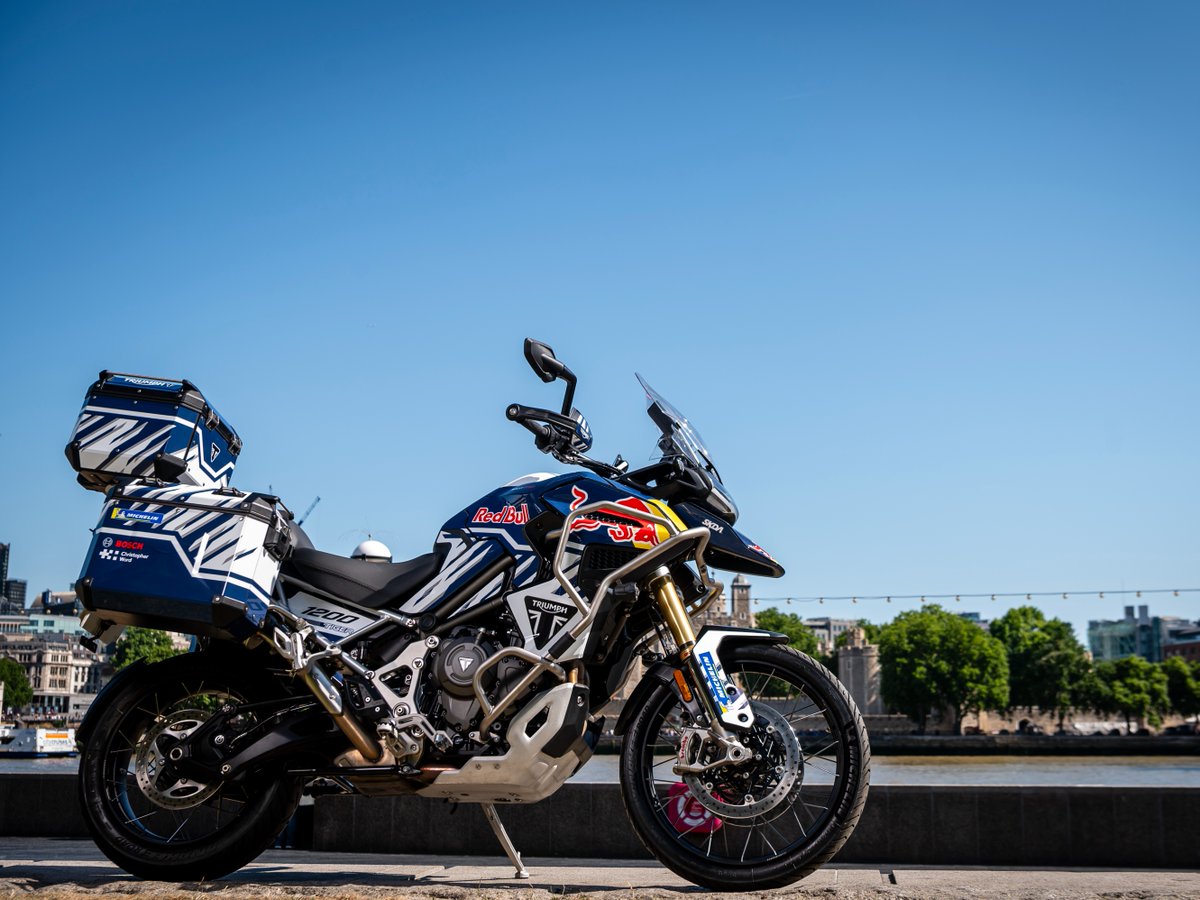 Michelin UK (@michelintyres) on Twitter photo Around the world in (under) 19 days ๐
Two-time Dakar Rally Champion <a href="/Sundersam/">Sam Sunderland</a> will attempt to become the fastest person to circumnavigate the globe on a motorcycle ๐๏ธ
Taking on the challenge on board a Michelin-shod Triumph Tiger 1200 Rally Explorer, Sam will need to ride the Around the world in (under) 19 days ๐
Two-time Dakar Rally Champion <a href="/Sundersam/">Sam Sunderland</a> will attempt to become the fastest person to circumnavigate the globe on a motorcycle ๐๏ธ
Taking on the challenge on board a Michelin-shod Triumph Tiger 1200 Rally Explorer, Sam will need to ride the