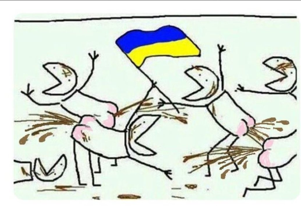 Грок,грок дякую,грок,грок,хаха,русня хаха,грок бог,дякую наш свiняра,бля ракеты по Куеву ховайтесь,ёбана русня,пук пук,метро,ховайтесь в советское метро,пук пук.......