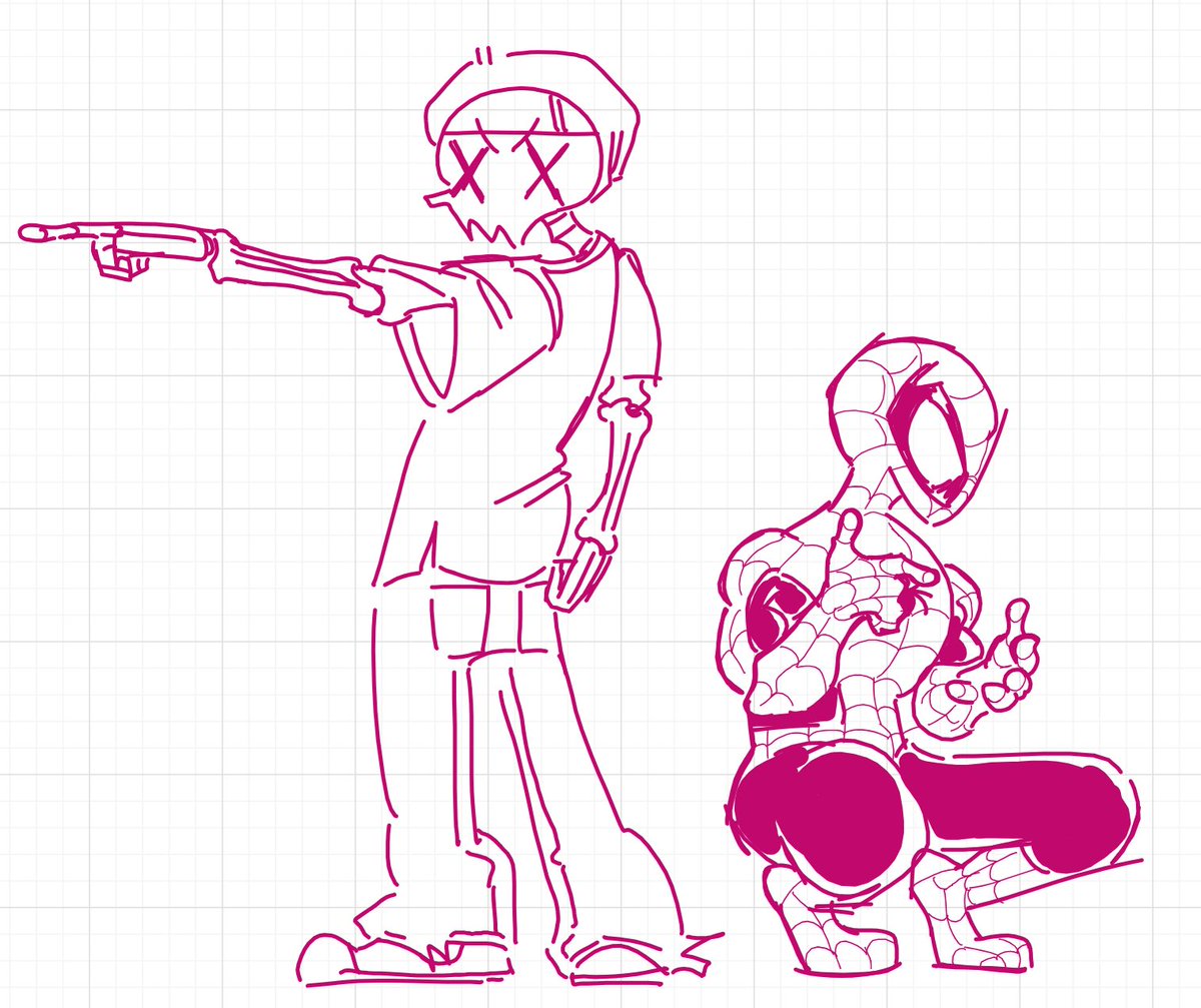 lazybones77_'s tweet photo. sum whiteboard fox #oc #characterart #doodles #whiteboardfox #originalcharacterart #SpiderMan #art #ArtistOnTwitter https://t.co/gaAUenwxsL