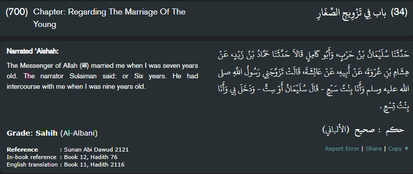 IamRealChulbul's tweet photo. Another 6 year old muslim girl kid married off to a much older muslim man. But Taliban instructed him to hold off until she turns 9. So that's that! Islam, a curse to humanity!
https://t.co/nAeBd44BbC https://t.co/dsO4MTyqPN