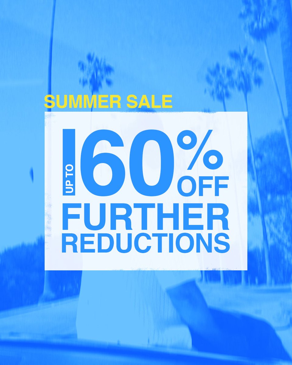 YardsStore's tweet image. Further reductions | Up to 60% off selected lines in our Summer sale