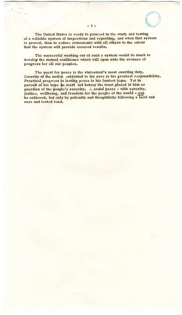 TodaysDocument's tweet image. President Eisenhower's Statement on Disarmament at the Geneva Conference
catalog.archives.gov/id/72736181