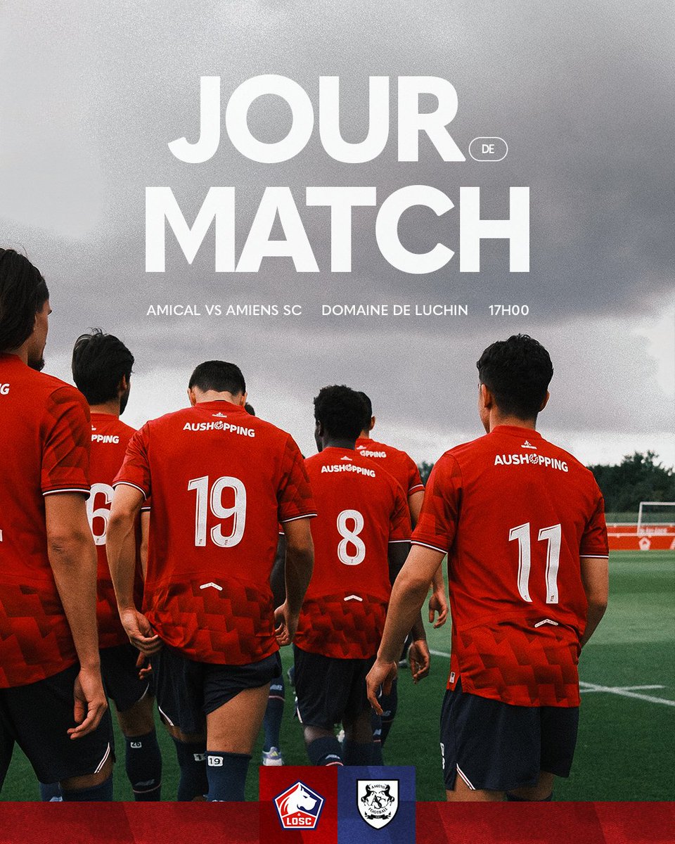 𝗡𝗼𝘂𝘃𝗲𝗮𝘂 𝗺𝗮𝘁𝗰𝗵 𝗱𝗲 𝗽𝗿𝗲́𝗽𝗮𝗿𝗮𝘁𝗶𝗼𝗻 𝗮𝘂𝗷𝗼𝘂𝗿𝗱'𝗵𝘂𝗶 ! 👊

🆚 Amiens SC
🏟️Domaine de Luchin 
🕔17h00
☑️ Amical

#LOSCASC