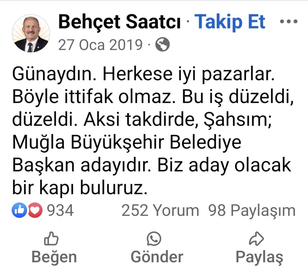 Cemal Demirtaş (@cemaldemirtas75) on Twitter photo TARİH/ 10.07.2025 / 15.46
Behçet Saatçi Gidecek Kapıyı bulmuş galiba.
Merak edenler adına Behçet Saatçi'ye sormak isterim;
YÜZ GÖRÜMLÜĞÜNDE NEYE ANLAŞTINIZ?
<a href="/behcetsaatci/">Behçet Saatcı</a>
#SöylerimGeçerim TARİH/ 10.07.2025 / 15.46
Behçet Saatçi Gidecek Kapıyı bulmuş galiba.
Merak edenler adına Behçet Saatçi'ye sormak isterim;
YÜZ GÖRÜMLÜĞÜNDE NEYE ANLAŞTINIZ?
<a href="/behcetsaatci/">Behçet Saatcı</a>
#SöylerimGeçerim
