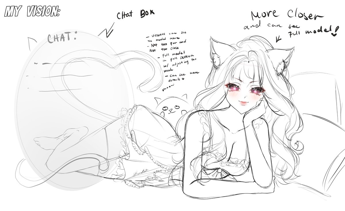 🌟 𝗨𝗣𝗖𝗢𝗠𝗜𝗡𝗚 𝗡𝗘𝗪 𝗣𝗥𝗢𝗝𝗘𝗖𝗧!
I’m working on a new Live2D model:
🌙𝗖𝗼𝘇𝘆 𝗖𝗵𝗶𝗹𝗹 𝗖𝘂𝘀𝘁𝗼𝗺𝗶𝘇𝗮𝗯𝗹𝗲 𝗠𝗼𝗱𝗲𝗹 for streamers who love soft aesthetics, comfy vibes, and late-night chill time~ 💤
Includes modular outfits, props, and toggles for karaoke,