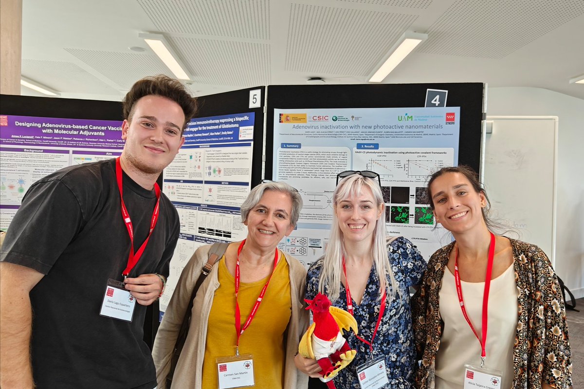 EstherAlmela's tweet photo. IAMXVI @ad_XVI
Last day of the 16th International Adenovirus Meeting in Cardiff 🧬
Sad it's ending 😢 but so glad I got to attend 🙌
Great science, great people, great memories!
#Adenovirus2025 #Cardiff https://t.co/4YQ2bGuEQT