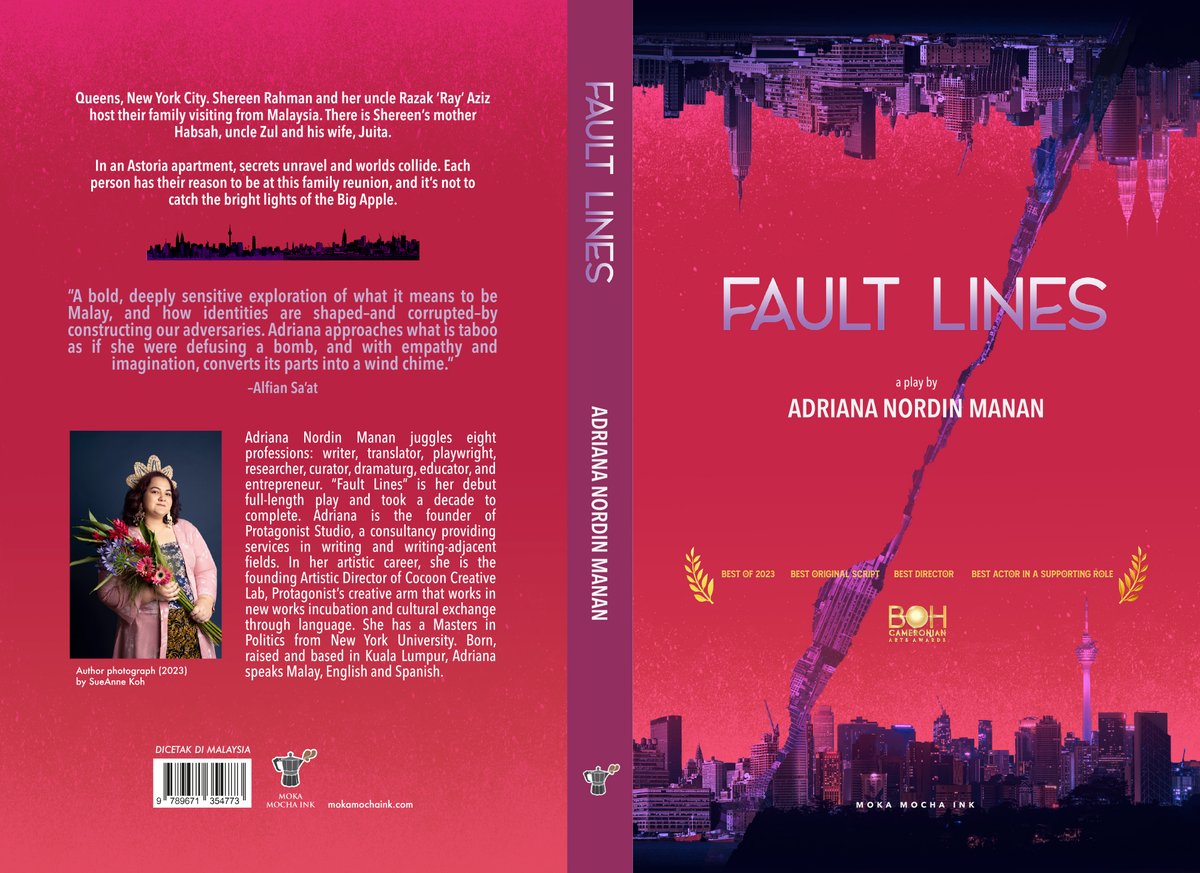 Sudah dua tahun sejak buku terakhir kami diterbitkan. Moka Mocha Ink kembali dengan FAULT LINES, sebuah naskhah drama oleh Adriana Nordin Manan.