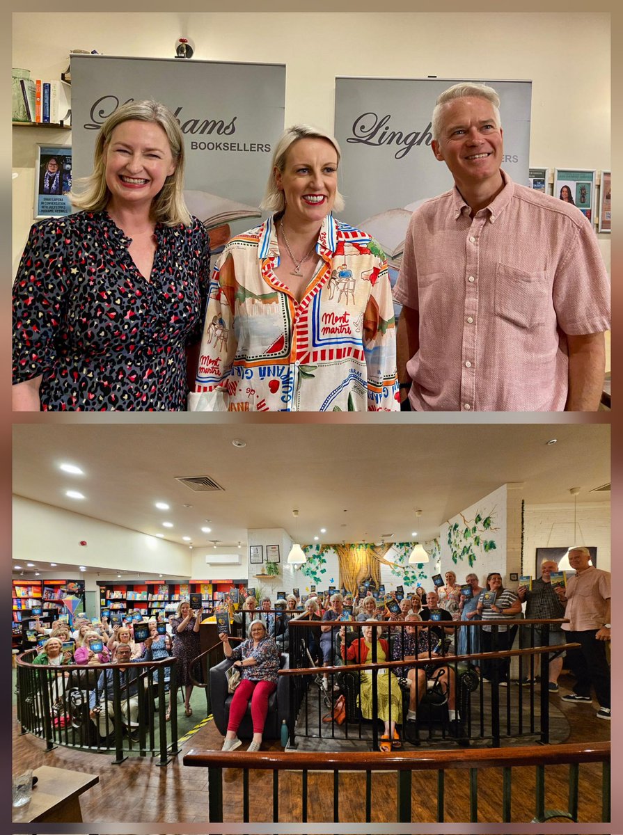 TMLoganAuthor's tweet image. Lovely to spend an evening talking books with @louise_candlish Steph McGovern and the booksellers & readers of @LinghamsBooks 📚 Thanks to everyone who came along!