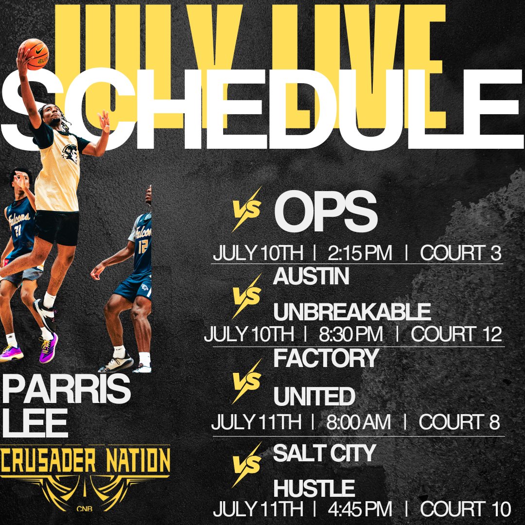 JCPatriotsHoops's tweet image. Coaches check out 6'5 Class of 2026 wing/guard Parris Lee(@iamparrislee ) will be playing with Crusader Nation @Crusadernationb on the UA Rise circuit @UANextBHoops this July Live Period. A sharpshooting wing with length and athleticism, Parris gets downhill, defends passing…