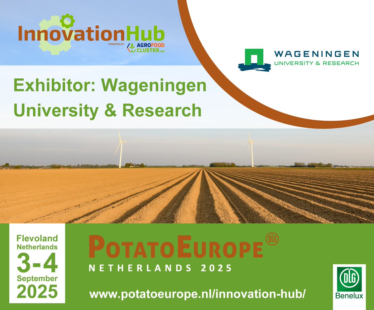 PotatoEurope (@potatoeurope) on Twitter photo 🚜 Discover agri-innovation at #PotatoEurope 2025!
<a href="/WUR/">Wageningen U&R</a> Field Crops is testing a smart camera system that detects wireworms during soil cultivation — up to 90% accuracy! 🪱🎯
Smarter, targeted pest control is on the way.
📍Visit the #InnovationHub Sept 3&4!
#WUR #SmartFarming 🚜 Discover agri-innovation at #PotatoEurope 2025!
<a href="/WUR/">Wageningen U&R</a> Field Crops is testing a smart camera system that detects wireworms during soil cultivation — up to 90% accuracy! 🪱🎯
Smarter, targeted pest control is on the way.
📍Visit the #InnovationHub Sept 3&4!
#WUR #SmartFarming