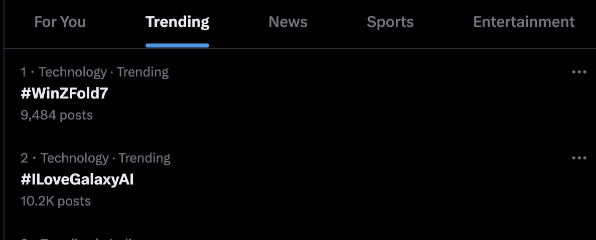 Nice 😍 
Keep participating in the Galaxy Z Fold7 flagship giveaway.
I hope you liked this one 🥹
#GalaxyZFold7 #WinZFold7 #ILoveGalaxyAI