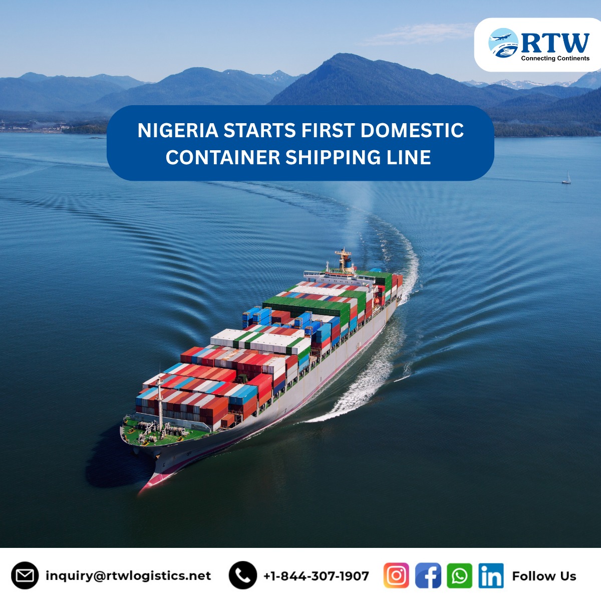 NIGERIA STARTS FIRST DOMESTIC CONTAINER SHIPPING LINE 

Click here to read more - 
rtwlogistics.net/market-update/…

#rtwlogistics #logistics #marketupdate #marketnews #week27 #logisticsnews